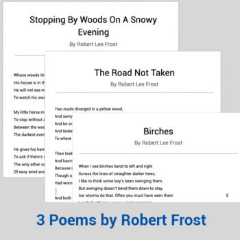 robert frost poems