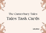 Task Cards for The Canterbury Tales (23 tales, answers & e
