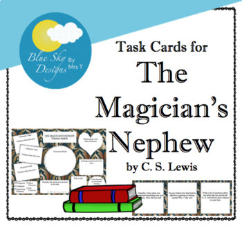 Preview of Task Cards for The Magician's Nephew by C S Lewis