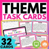 Theme Task Cards for 4th & 5th Grade - Theme Activity - Th