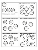 Task Cards for teaching multiplication through grouping