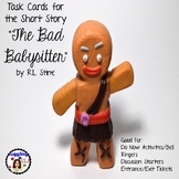 Task Cards for the Short Story "The Bad Babysitter" by R.L. Stine