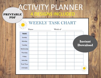 Weekly Chart Planner