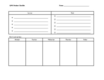 Preview of Task Checklist Template