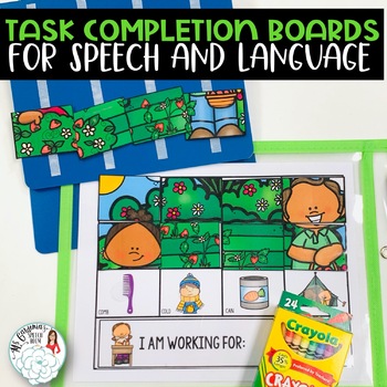 Preview of Task Completion Activities for Speech and Language Therapy