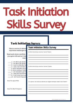 Preview of Task Initiation Skills Survey