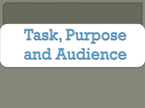 Task, Purpose, Audience Powerpoint