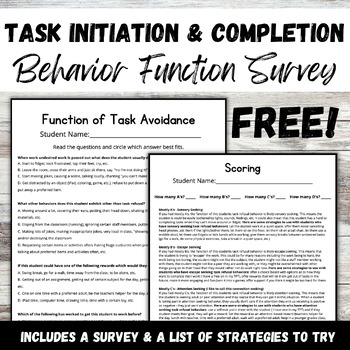 Preview of Task Refusal Function of Behavior Test