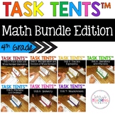 Task Tents™ Bundle - 4th Grade Math Edition {ALL 7 UNITS}