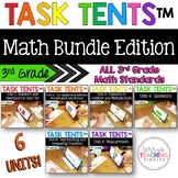 Task Tents™ Bundle - 3rd Grade Math Edition {ALL 6 UNITS}