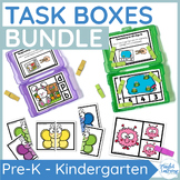 Task boxes GROWING BUNDLE - monthly activities for morning