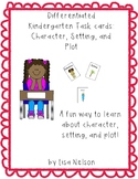 Task cards: Character, Setting, and Plot (differentiated)