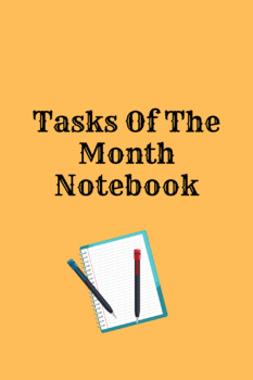 Preview of Tasks Of The Month Notebook