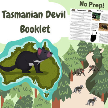 Preview of Tasmanian Devil Booklet