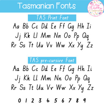 Tasmanian Write Wipe Alphabet And Numbers Set Print Pre Cursive Bundle
