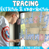 Tracing Letters and Numbers | TASMANIAN PRINT & PRE-CURSIV