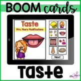 Taste (5 Senses): Adapted Book: Boom Cards