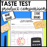 Family and Consumer Science | Taste Test | Student Food La
