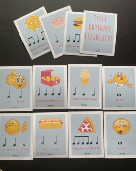 Preview of Tasty Rhythms Flashcards