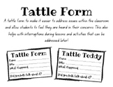 Tattle Form/Tattle Teddy
