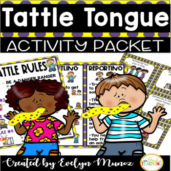 Tattling vs. Reporting Activity Packet by In the Land of Teaching