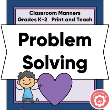 Preview of Problem Solving for Grades K-2 Print and Teach