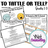 Tattling: To Tattle or To Tell? Don't Squeal