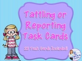 Tattle or Reporting Task Card Game