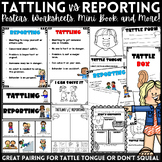 Tattling vs Reporting