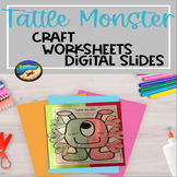 Tattling vs Reporting Craft Worksheet and Digital Resource