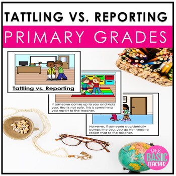 Preview of Tattling vs. Reporting A Social Story for Primary Grades