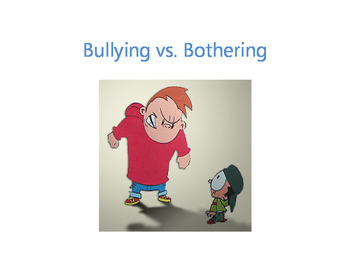 Preview of Tattling vs. Telling & Bullying vs. Bothering lessons