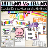 Tattling vs Telling Problem Solving Activities