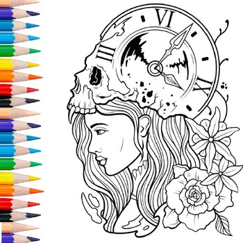 Tattoo Coloring Pages - World of Printables