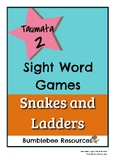 Taumata 2 Sight Words Games: Snakes and Ladders
