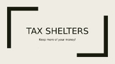 Tax Shelters - Money Matters