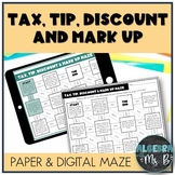 Tax, Tip, Discount and Mark Up Real World Practical Word P
