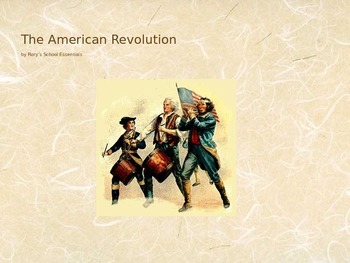 Preview of Taxation without Representation and the American Revolution