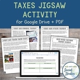 Taxes Jigsaw Activity | Personal Finance Lesson