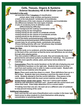 Taxonomy - Classifying Organisms Grades 4 - 7 by Yvonne Bays | TpT