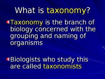 Taxonomy PPT Lesson (editable resource) by Teach and Lead | TPT