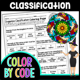 Taxonomy and Classfication Color By Number | Science Color