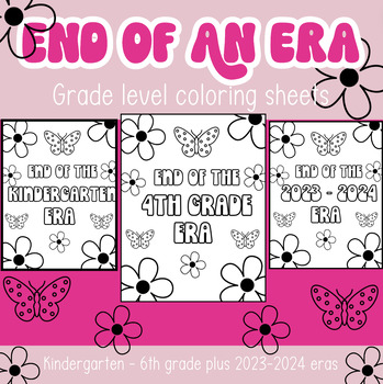Preview of Taylor Inspired End of An Era Coloring Pages