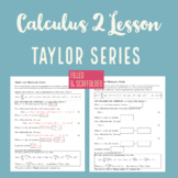 Taylor Series & Maclaurin Series  (Scaffolded + Full Notes