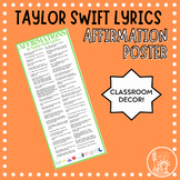 Taylor Swift Affirmation Poster