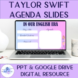 Taylor Swift Agenda Slides
