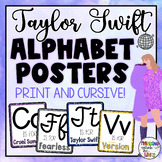 Taylor Swift Alphabet Posters