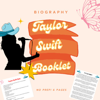 Preview of Taylor Swift Biography Booklet