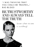 Taylor Swift Class Rules - Be Trustworthy