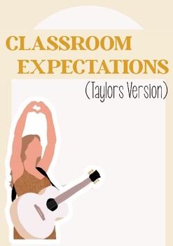 Preview of Taylor Swift Classroom Expectations